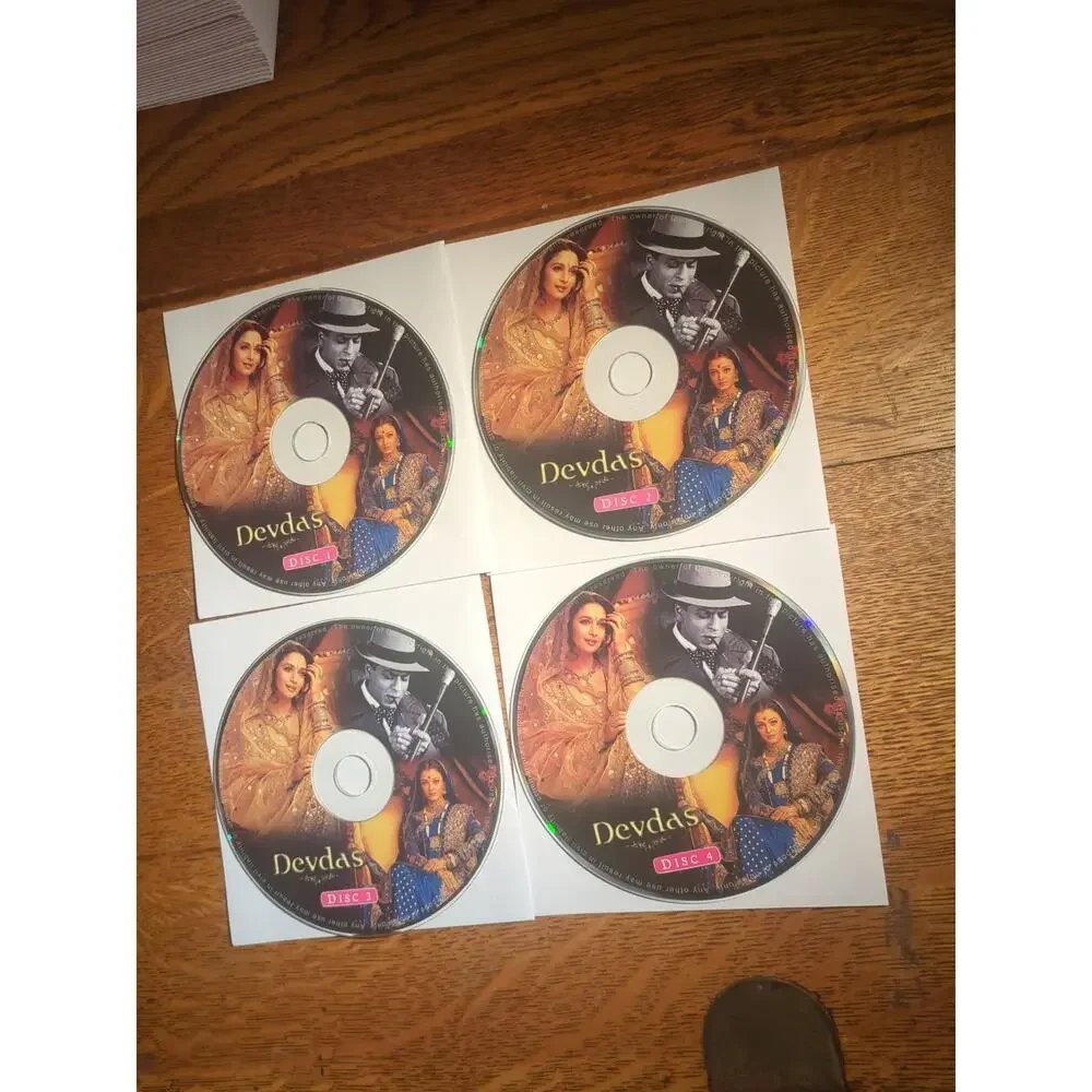 Devdas Vcd 4 Disc Set Discs Only